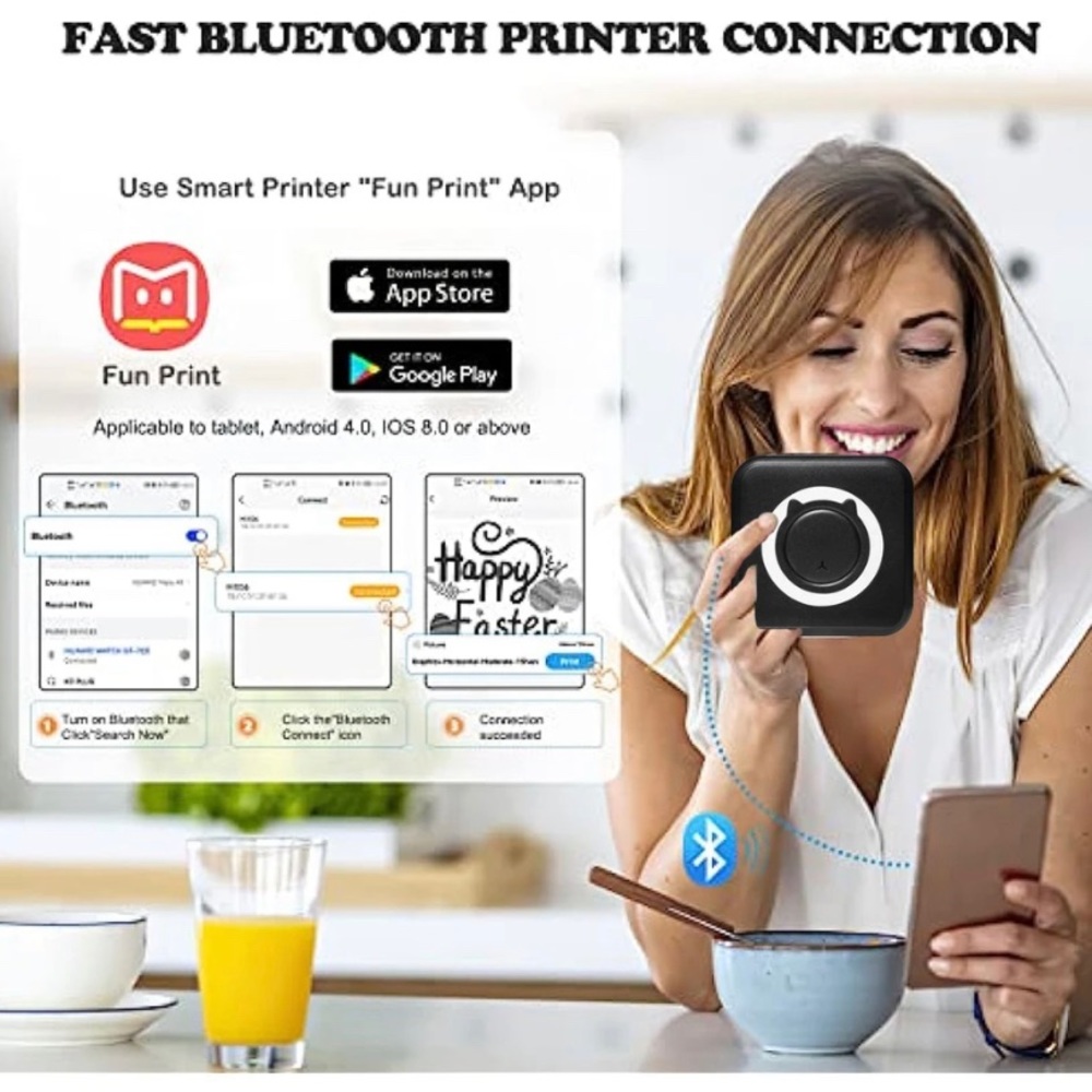 Mini Portable Inkless Notes Printer - Picture 2 of 6
